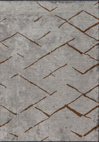 Wave Cacao - Cream Rug