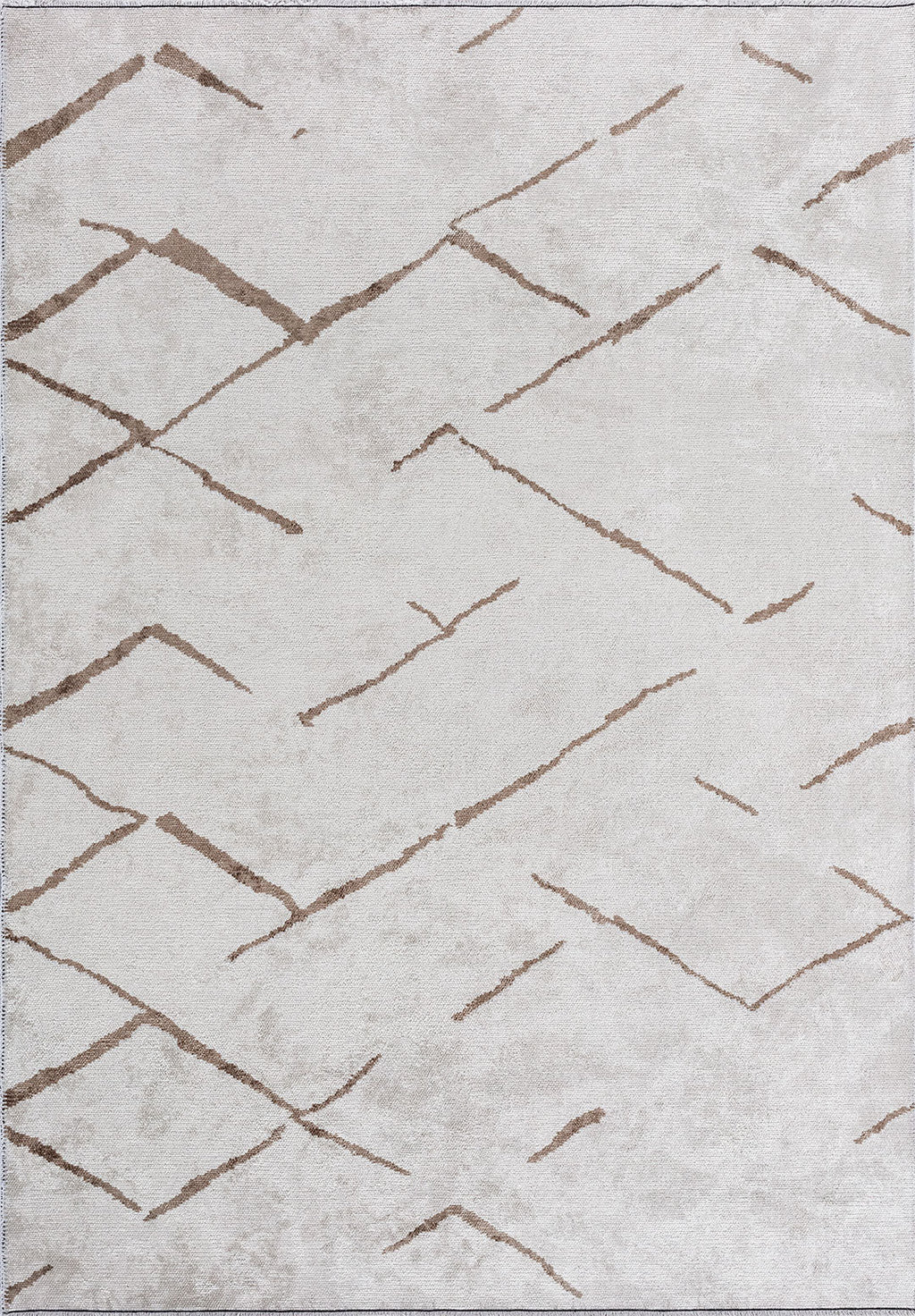 Wave Nougat - White Rug