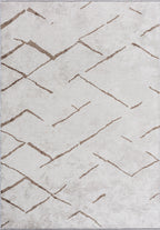 Wave Nougat - White Rug