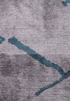 Wave Petrol - Light Grey Rug