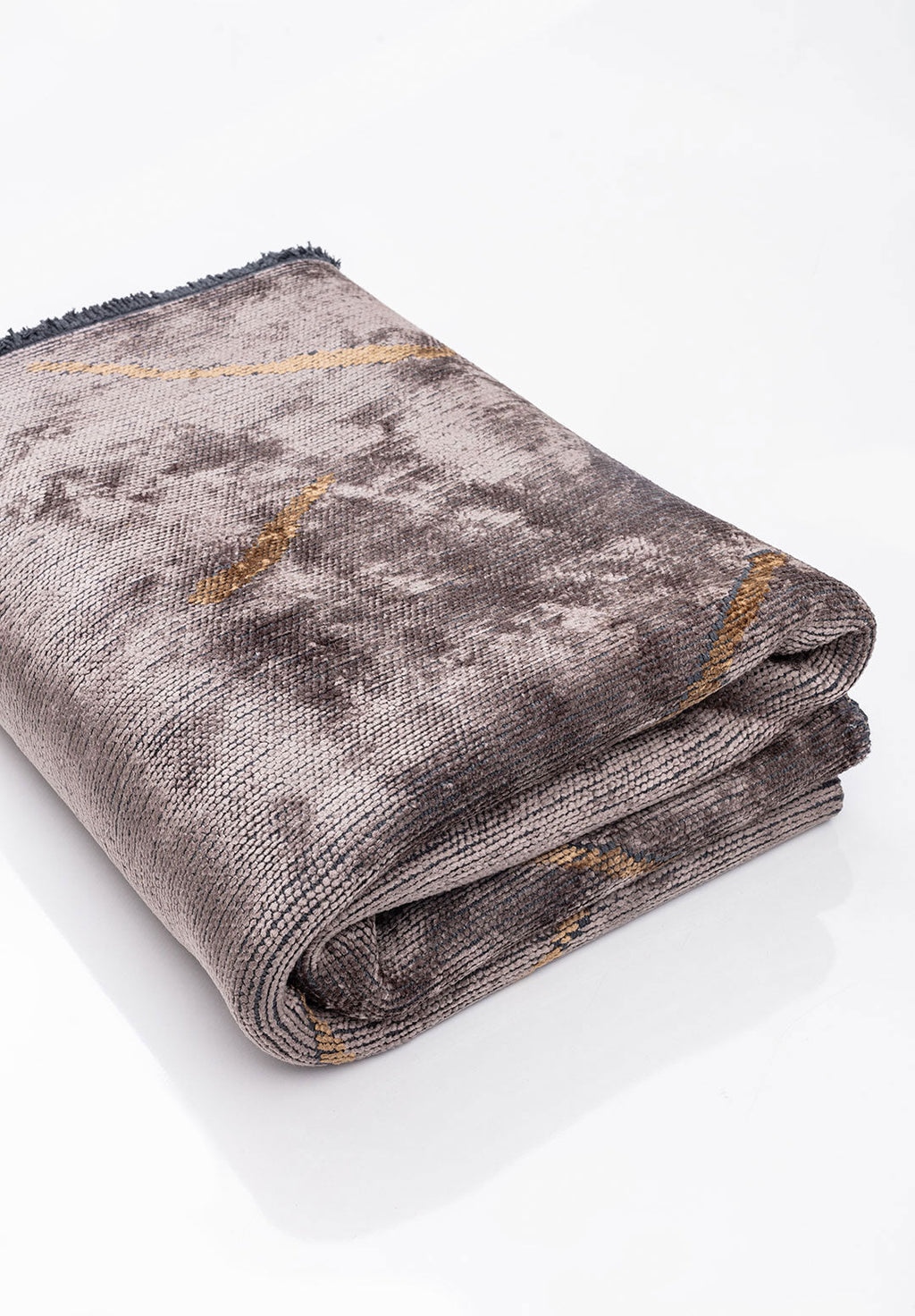 Wave Light Brown - Dark Grey Rug