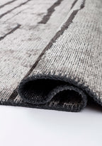 Flow Charcoal - Light Grey Rug