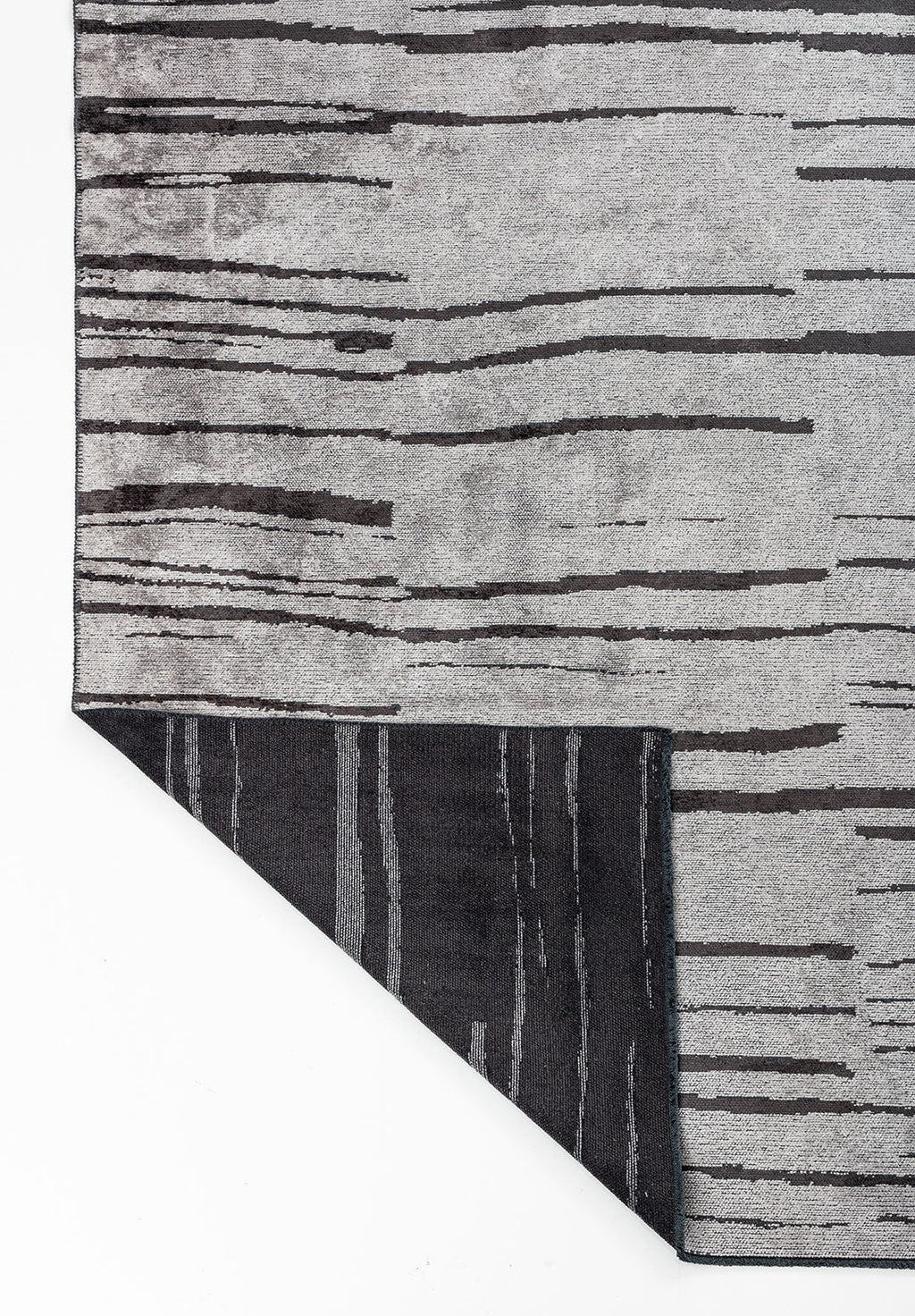 Flow Charcoal - Light Grey Rug