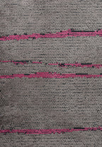 Flow Pink - Grey Rug