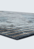 Lines Blue - Beige Rug