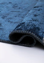 Cage Navy Blue - Light Grey Rug