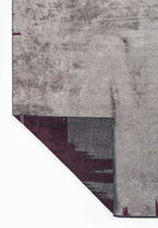 Cage Dark Grey - Dark Damson Rug