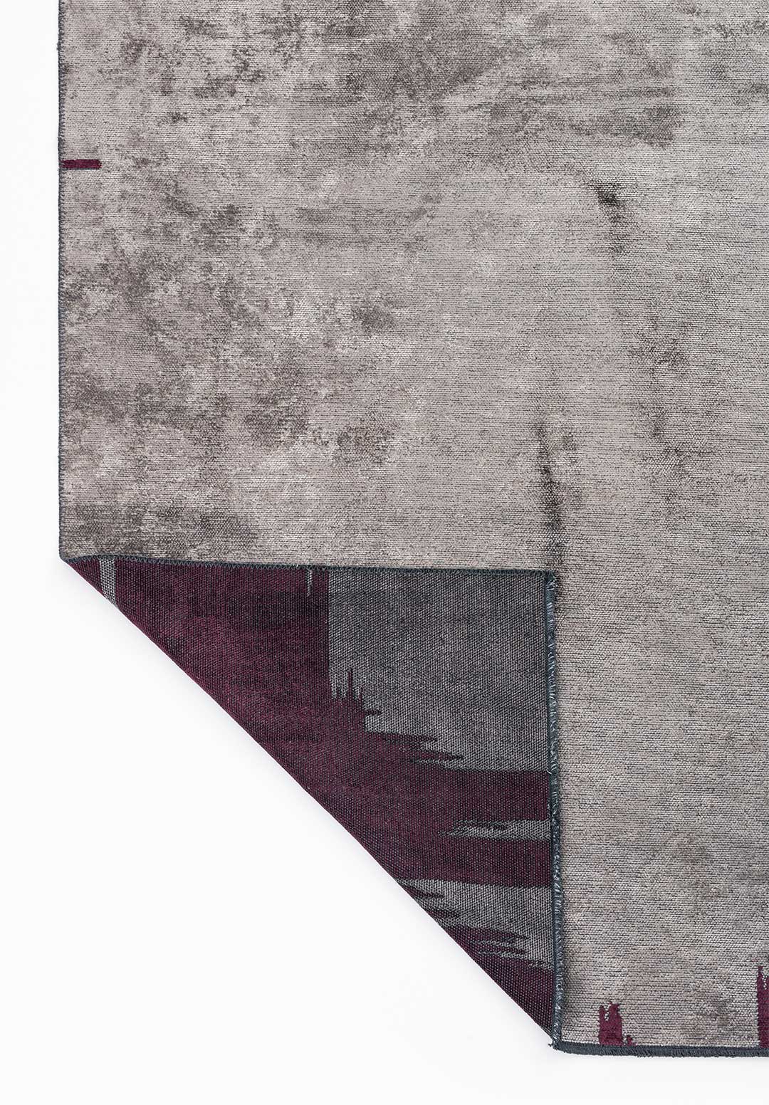 Cage Dark Grey - Dark Damson Rug