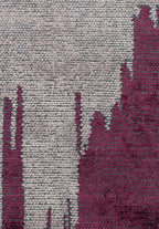 Cage Dark Grey - Dark Damson Rug