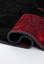 Cage Black - Red Rug