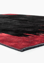 Cage Black - Red Rug