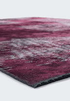 Matrix Dark Damson - Ice Blue Rug