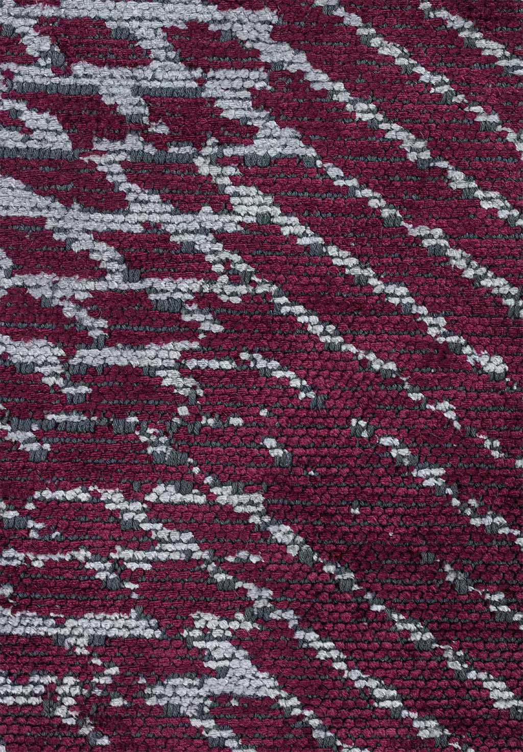 Matrix Dark Damson - Ice Blue Rug