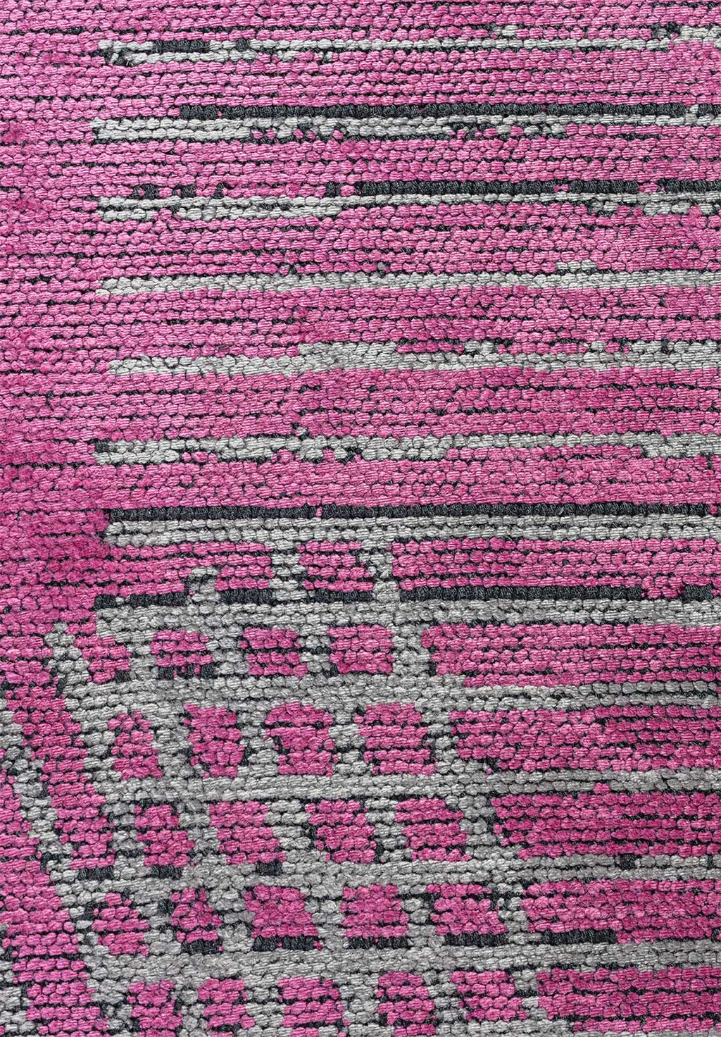 Matrix Pink - Light Grey Rug