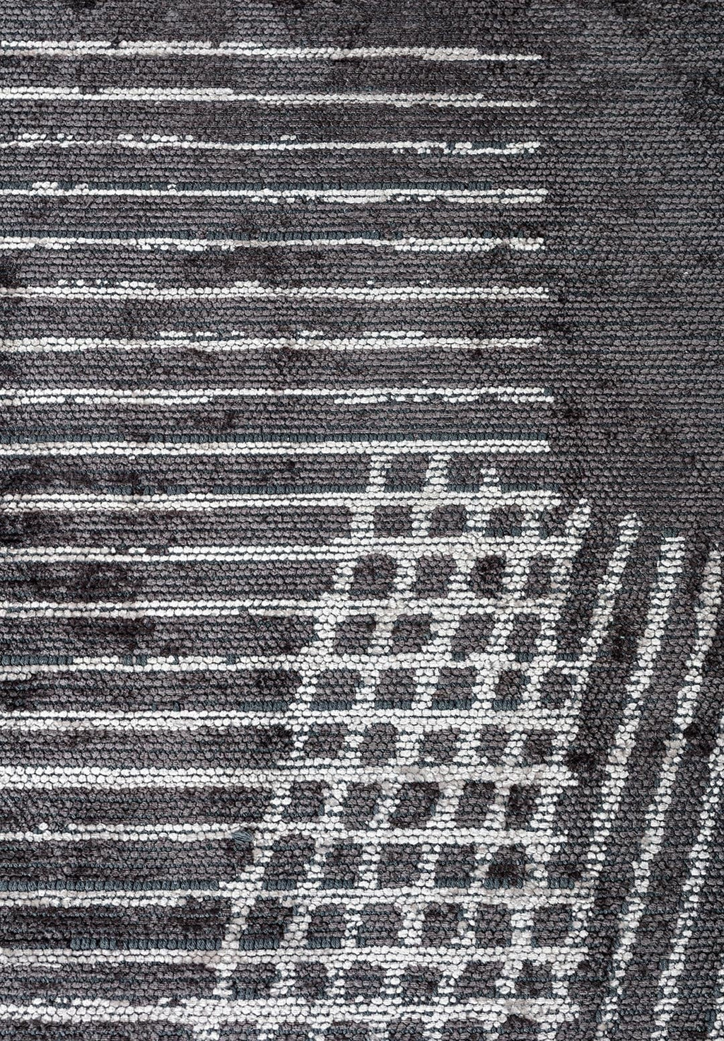 Matrix Charcoal - Light Grey Rug
