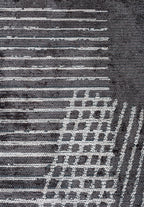 Matrix Charcoal - Light Grey Rug