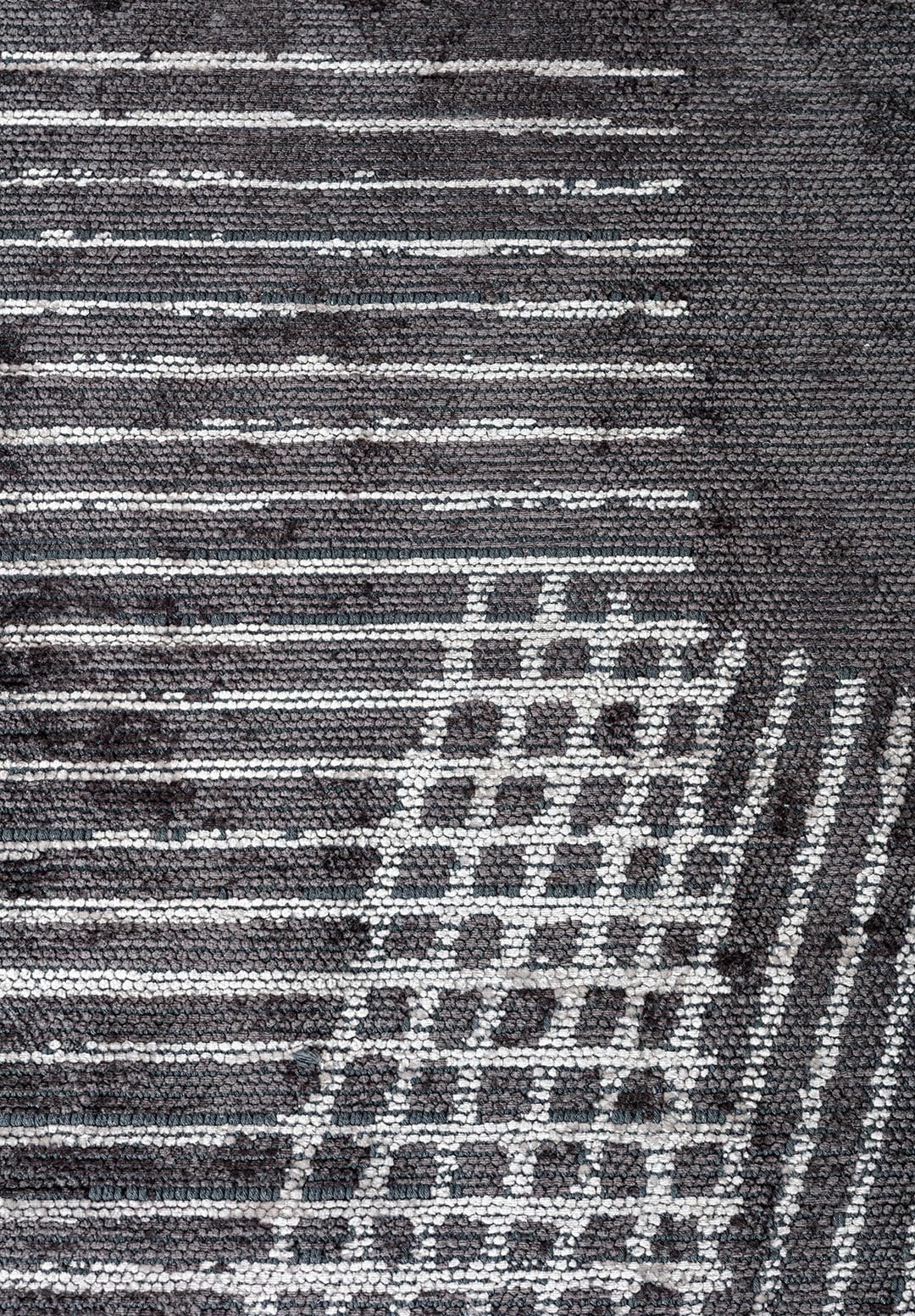 Matrix Charcoal - Light Grey Rug