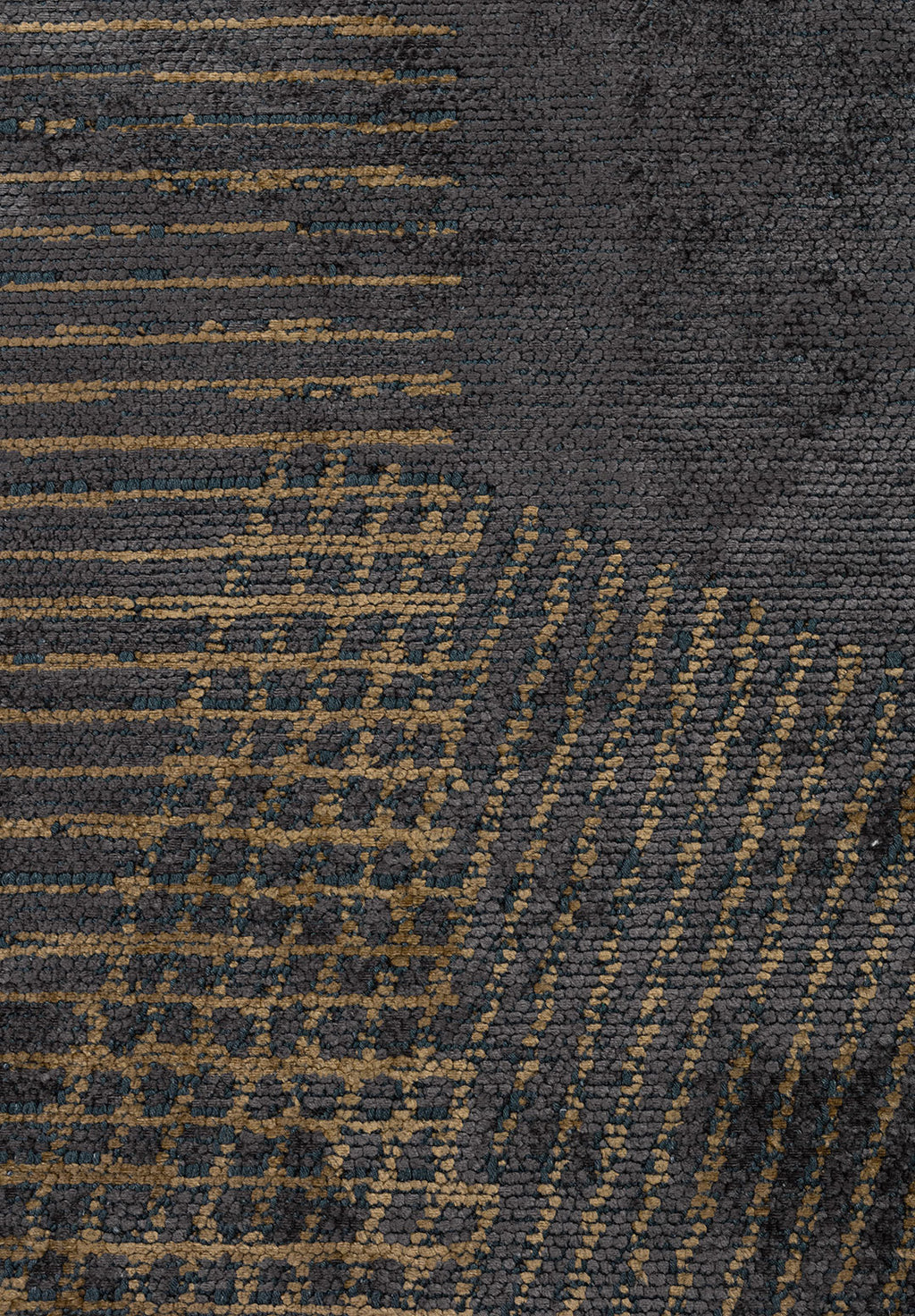 Matrix Charcoal - Light Brown Rug