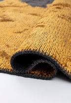 Coast Charcoal - Mustard Rug