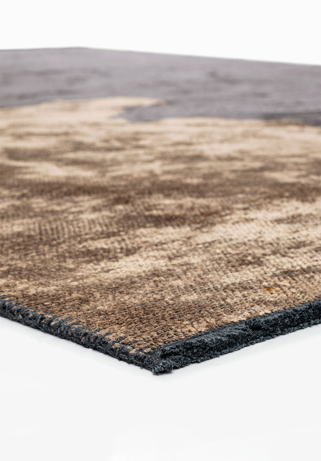 Coast Charcoal - Mink Rug