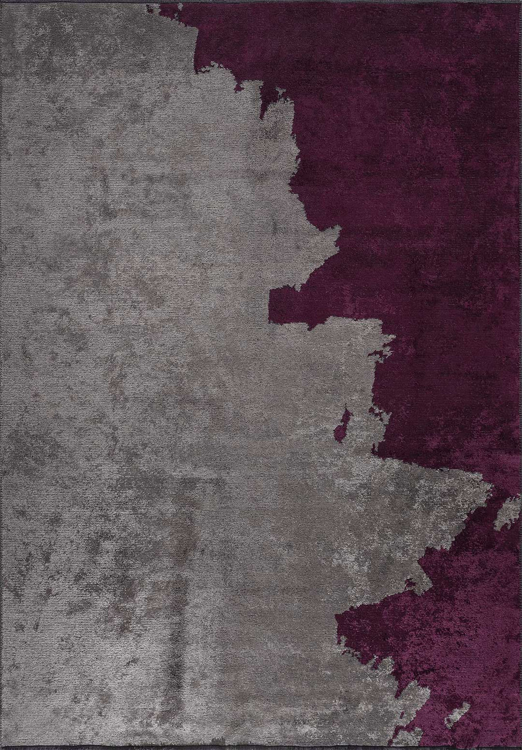 Coast Dark Grey - Dark Damson Rug