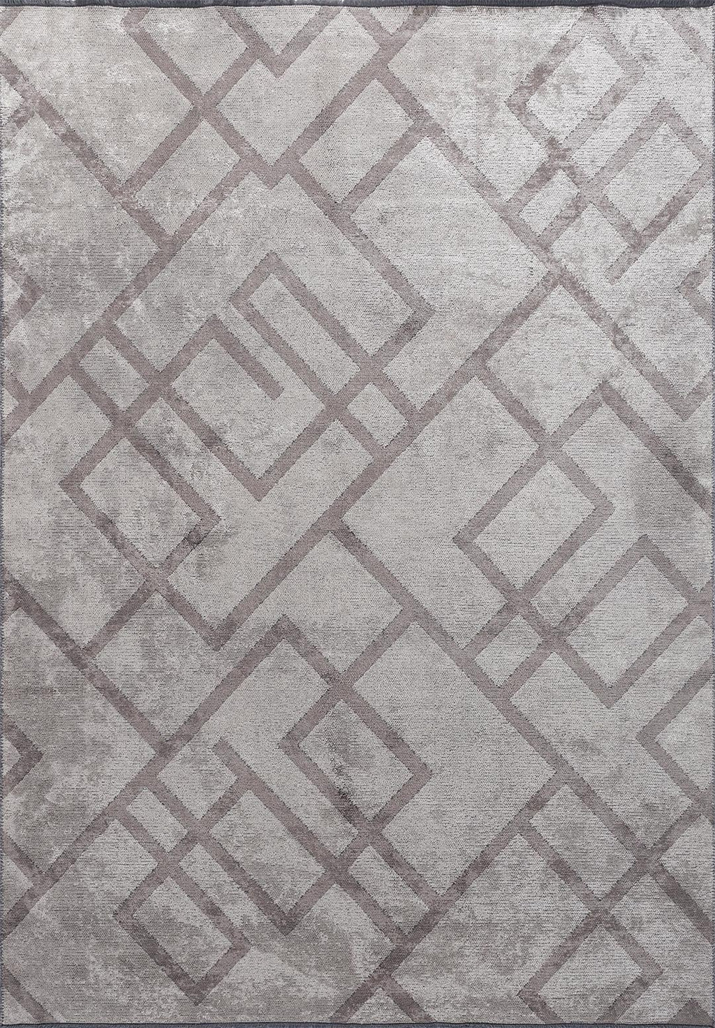 Channel Light Grey - Dark Grey Rug