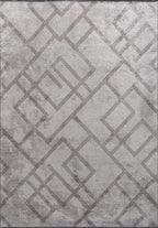 Channel Light Grey - Dark Grey Rug