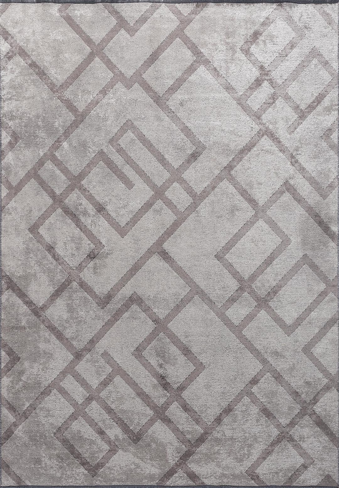 Channel Light Grey - Dark Grey Rug