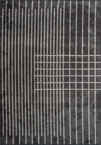 Plaid Charcoal - Grey Rug