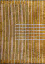 Plaid Mustard - Light Cream Rug