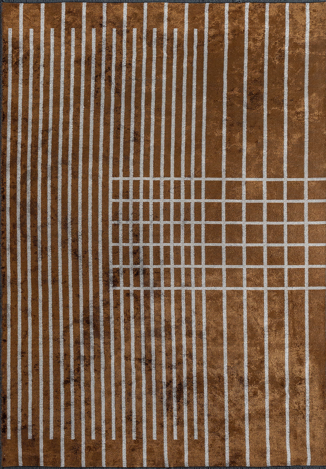 Plaid Cacao - Light Cream Rug
