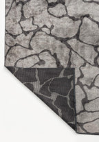 Fissura Charcoal - Grey Rug
