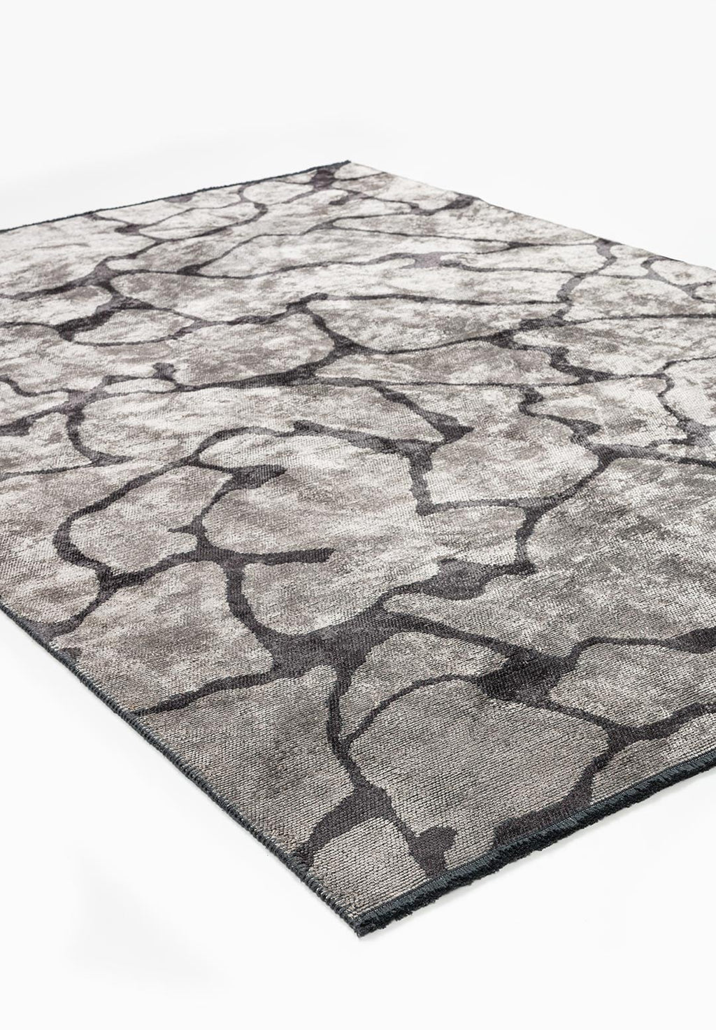 Fissura Charcoal - Grey Rug