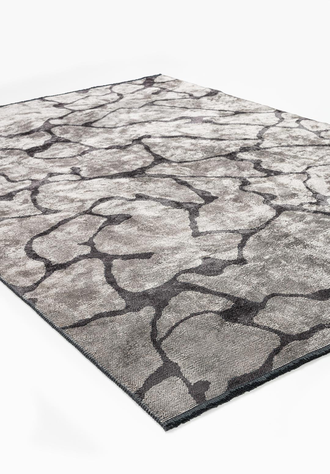 Fissura Charcoal - Grey Rug