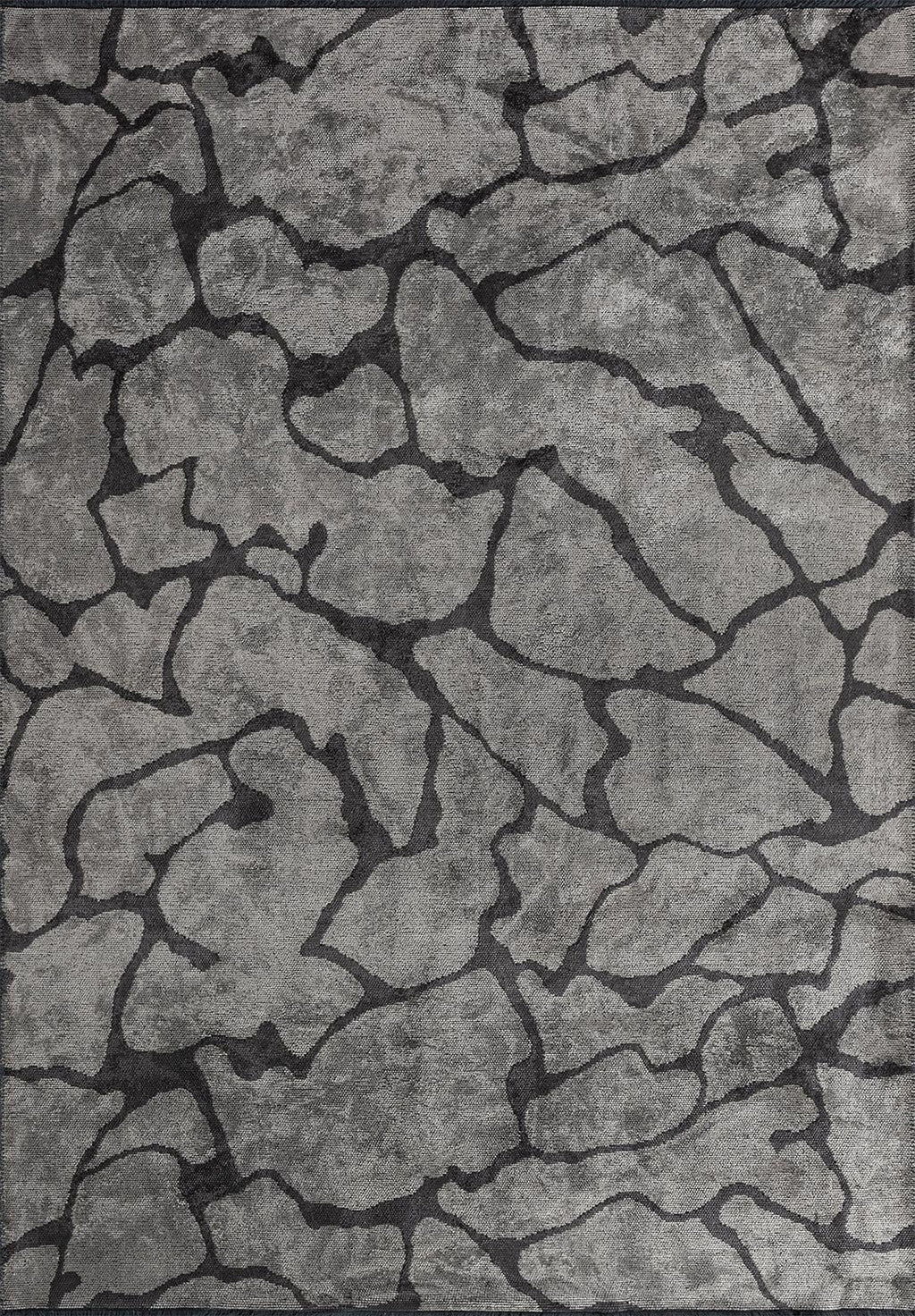 Fissura Charcoal - Grey Rug