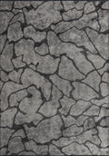 Fissura Charcoal - Grey Rug