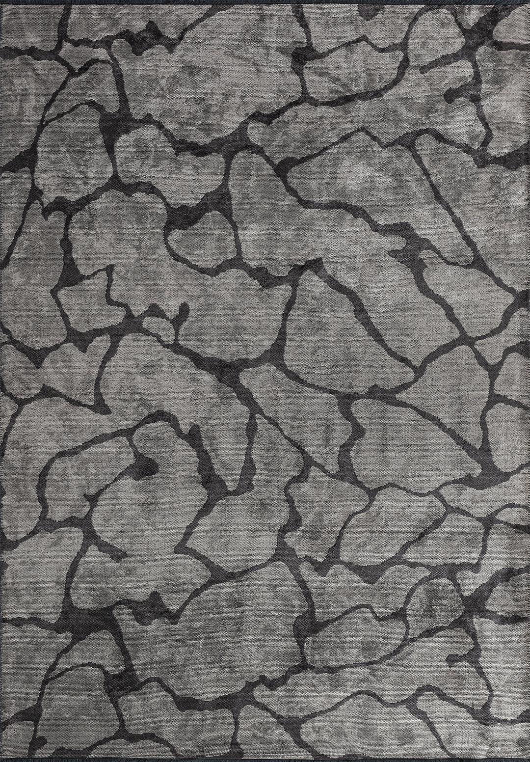 Fissura Charcoal - Grey Rug