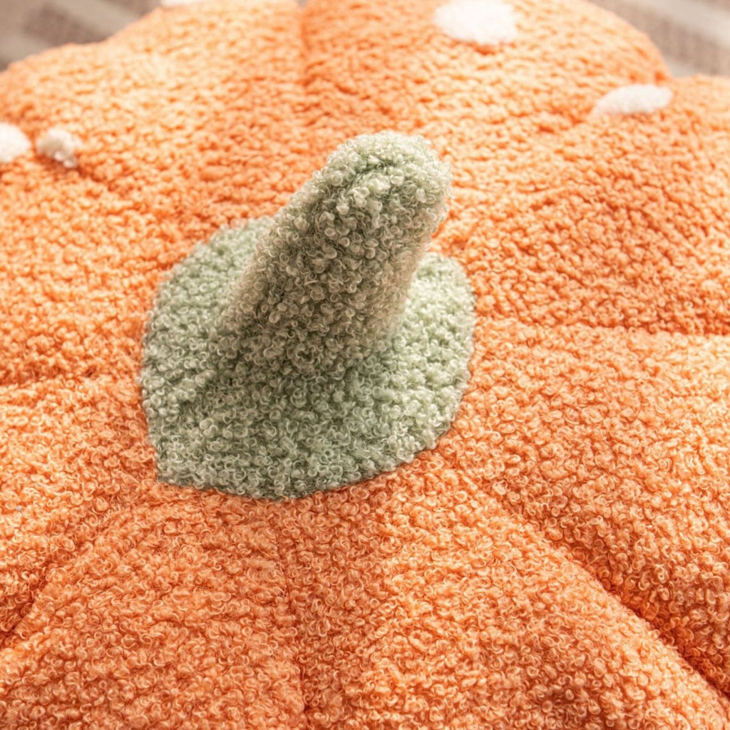 Cottage Pumpkin Dot Pillow