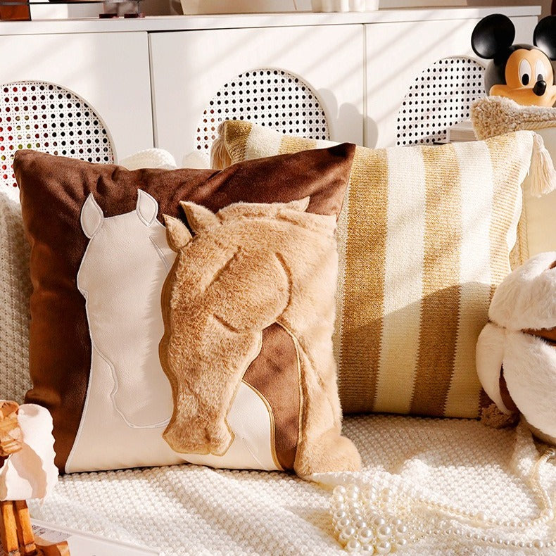 Cosy Horse Square Cushion