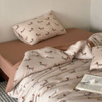 Gentle Dachshund Summer Quilted Blanket