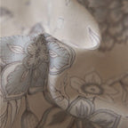 Soft Blue Botanical Bedding Set