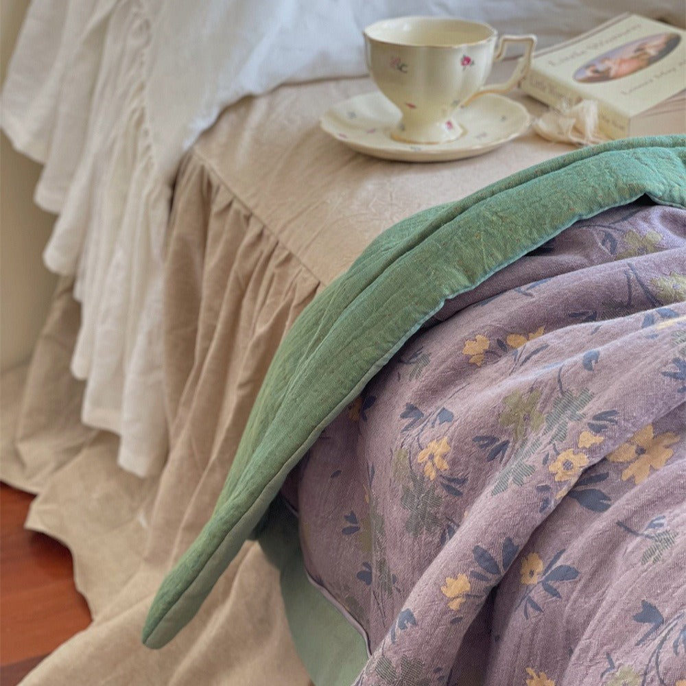 French Vintage Floral Bedding Set