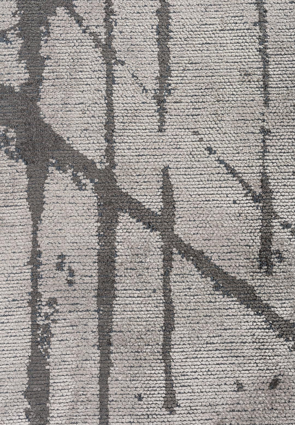 Crack Anthracite - Cream Rug