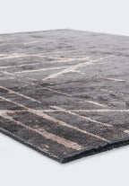 Crack Copper - Charcoal Rug