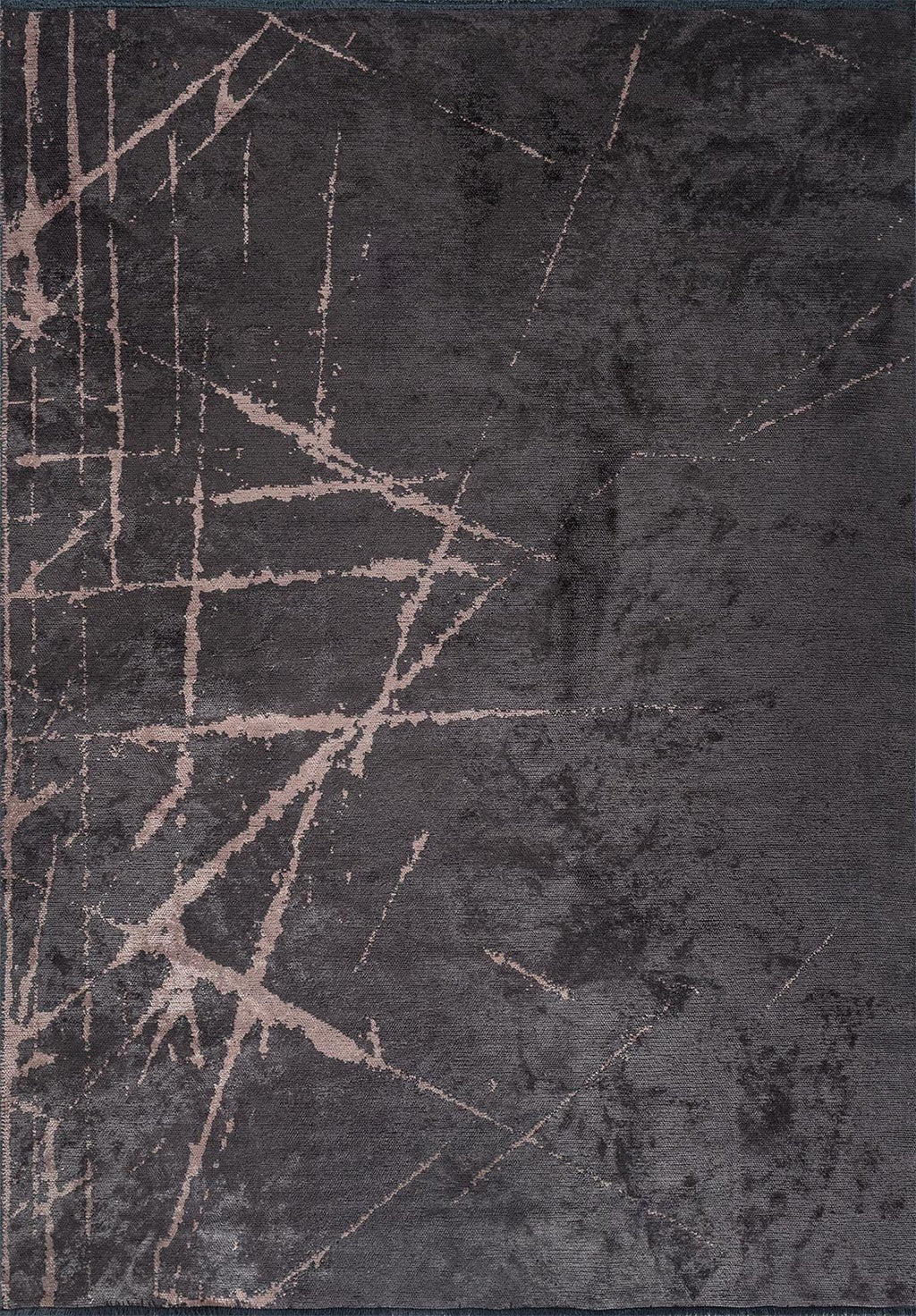 Crack Copper - Charcoal Rug