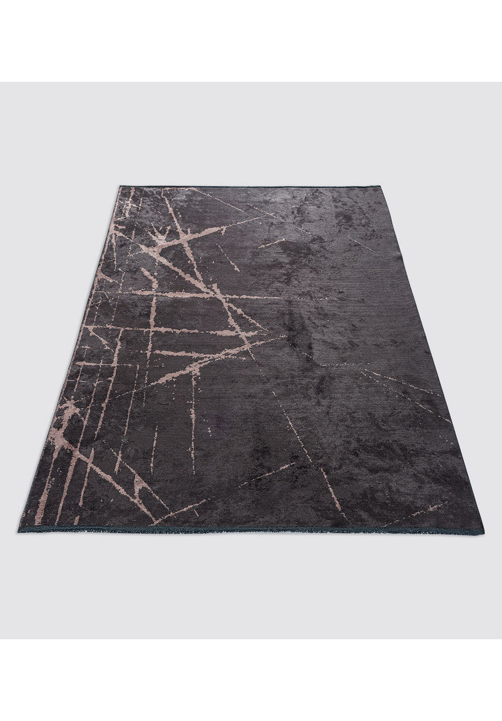 Crack Copper - Charcoal Rug