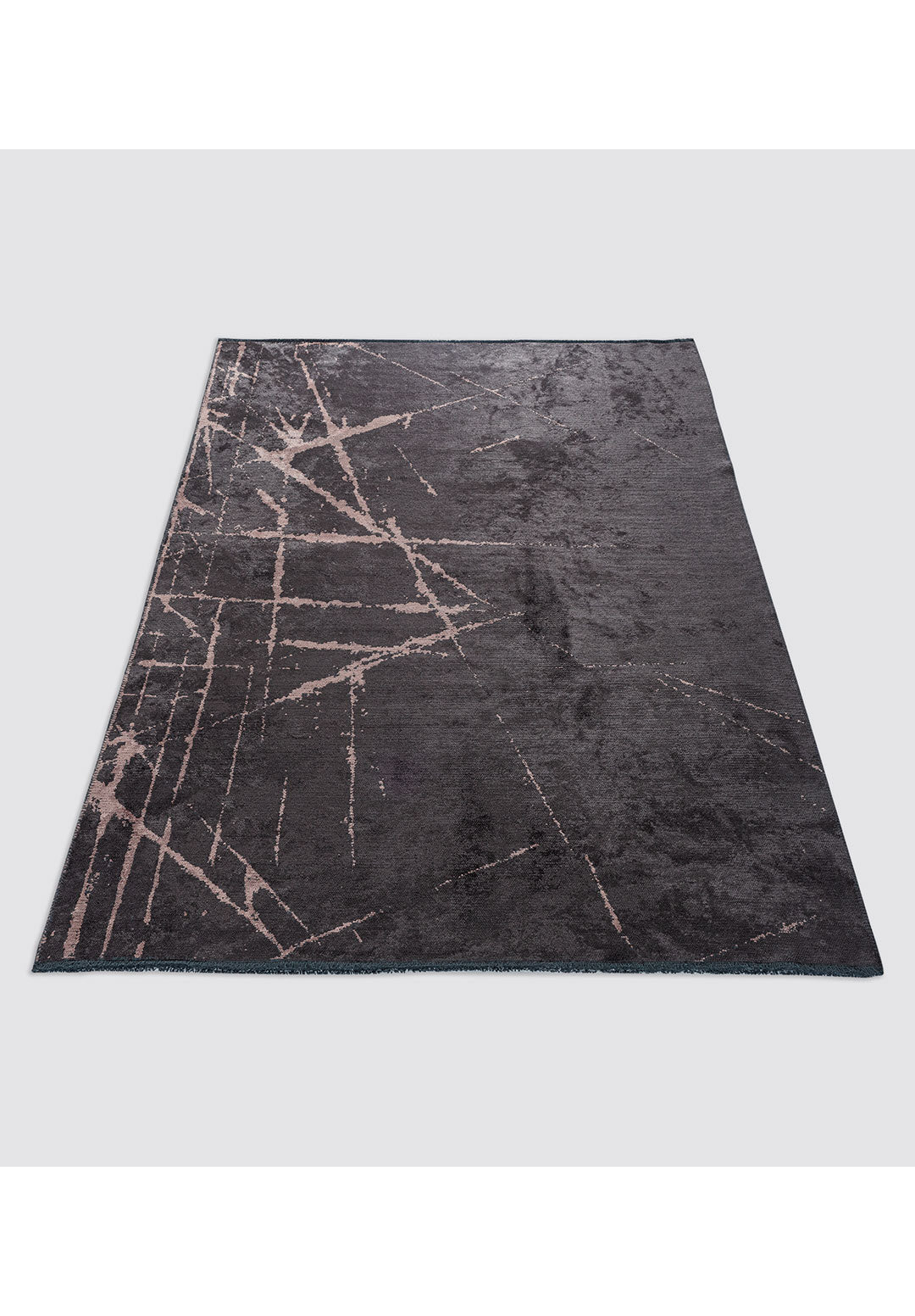 Crack Copper - Charcoal Rug