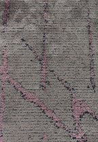 Crack Damson - Grey Rug