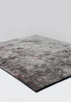 Crack Damson - Grey Rug