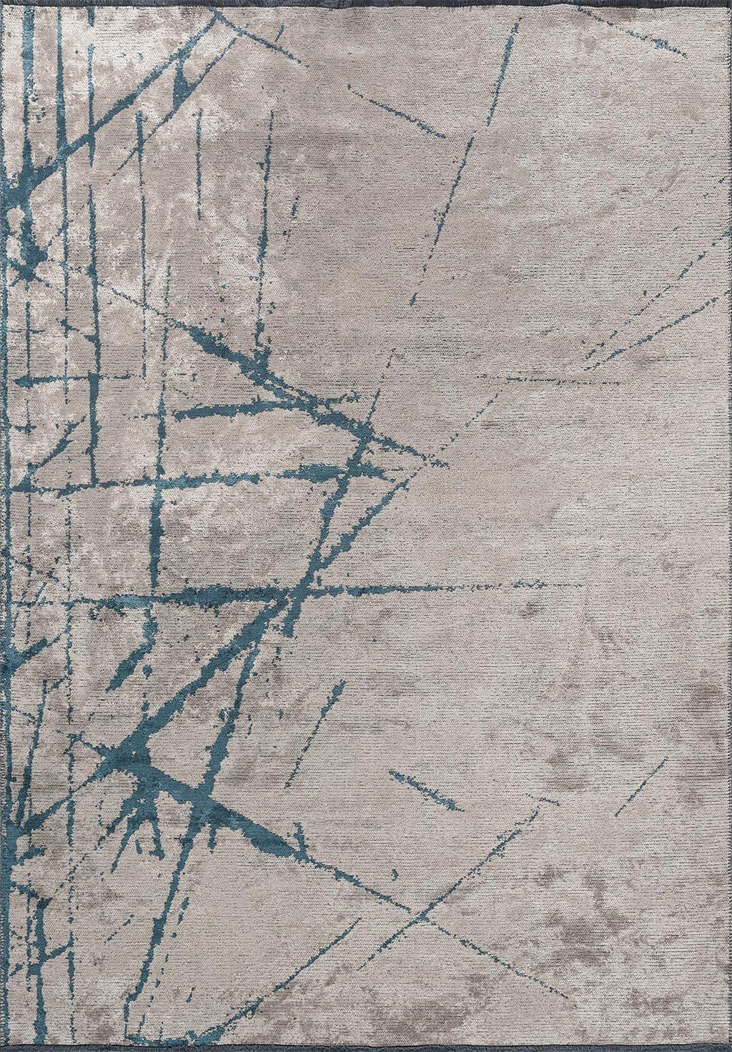Crack Petrol - Cream Rug